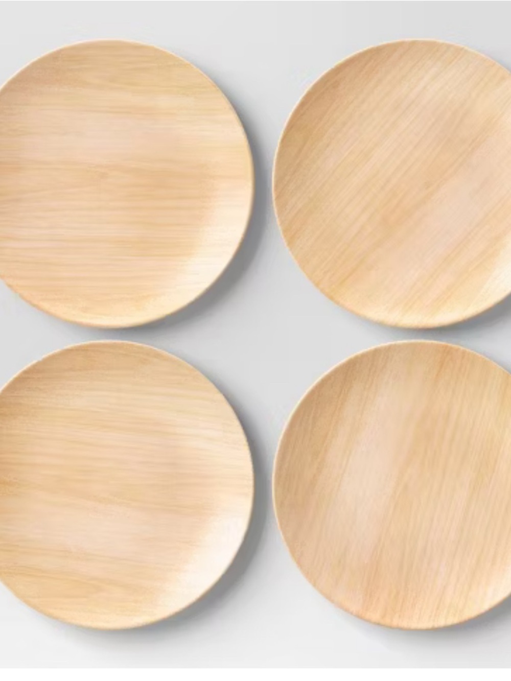 4pk 8.5" Melamine Salad Plates - Room Essentials